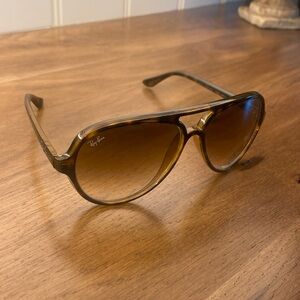 Ray-Ban Brown Pilot Sunglasses
